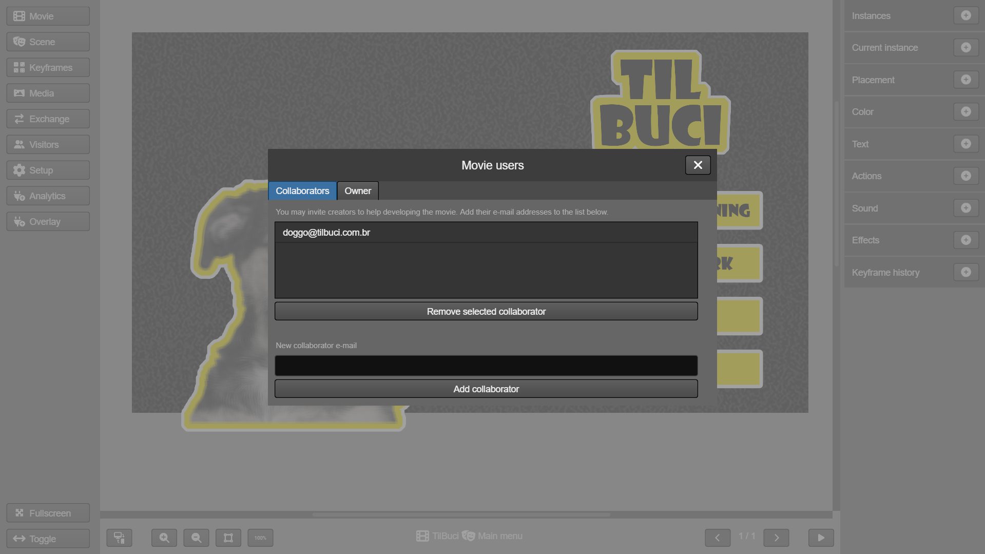 TilBuci – A free, open source web tool to create interactive content.