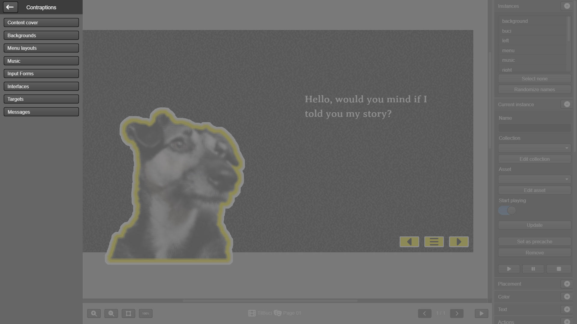 TilBuci – A free, open source web tool to create interactive content.