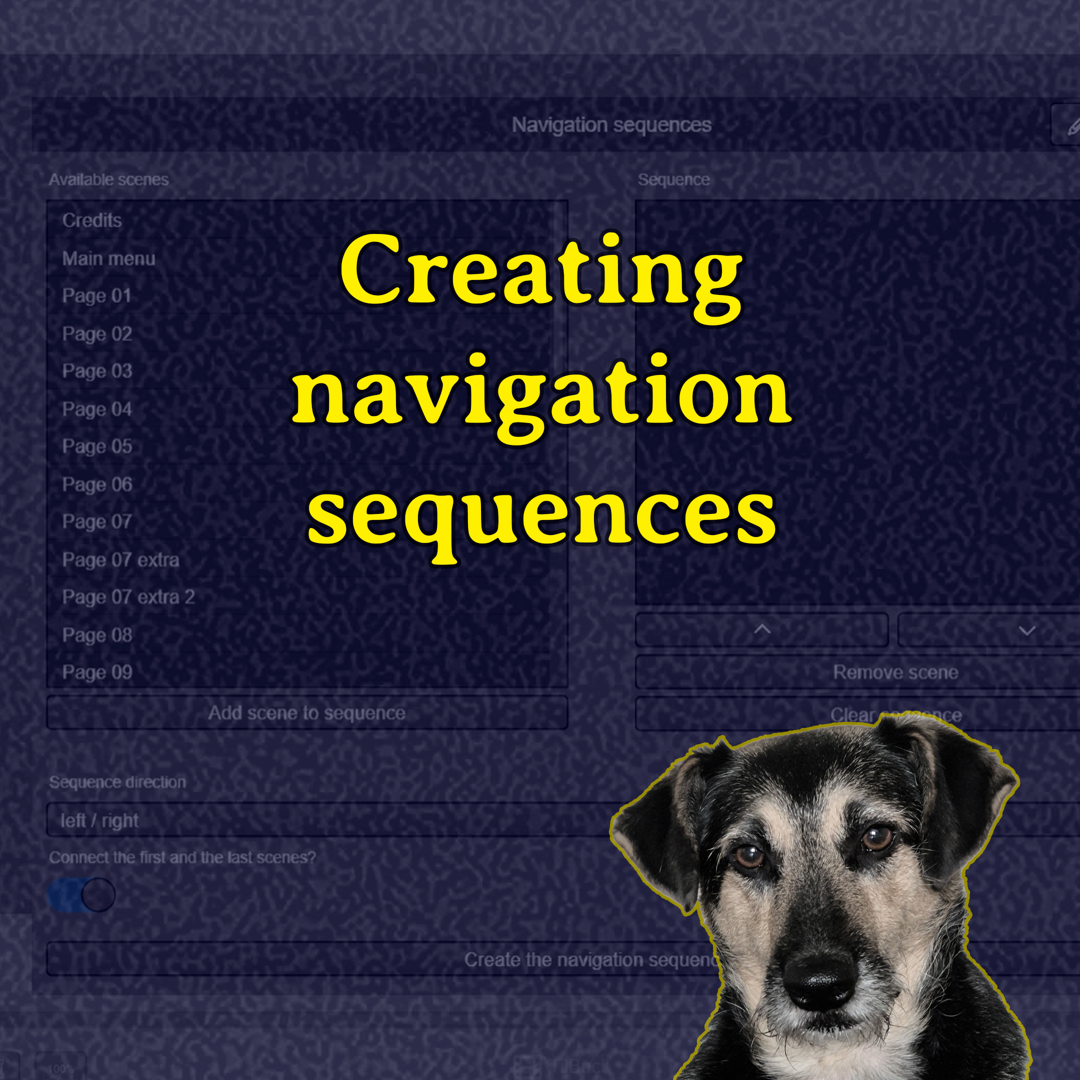 Creating navigation sequences – TilBuci